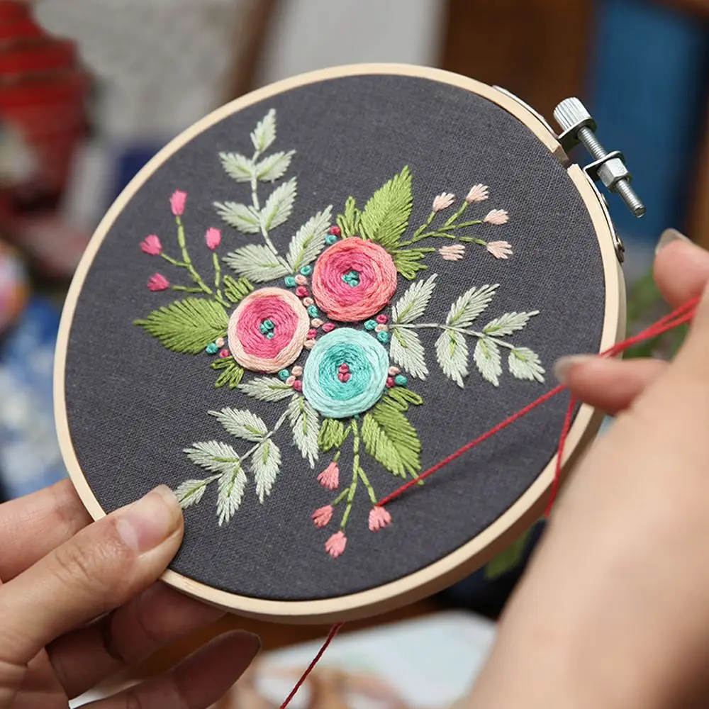 Flower Plant Handwork Embroidery Beginner Needlework Cross Stitch Kit Handmade Material Pack Painting Embroidery Hoop Home Decor
Flower Plant Handwork Embroidery Beginner Needlework Cross Stitch Kit Handmade Material Pack Painting Embroidery Hoop Home Decor