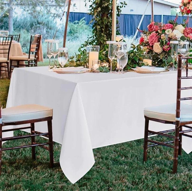 Белая скатерть, устойчивая к царапинам, полиэстеровая скатерть, декоративная моющаяся ткань, покрытие для стола, свадебная, столовая, шведский стол, вечерние декоративные
Белая скатерть, устойчивая к царапинам, полиэстеровая скатерть, декоративная моющаяся ткань, покрытие для стола, свадебная, столовая, шведский стол, вечерние декоративные