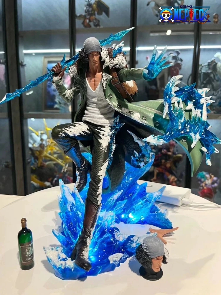 Фигурка аниме Aokiji Kuzan экшн-фигурка Gk из ПВХ 2 головки руки модель коллекционная