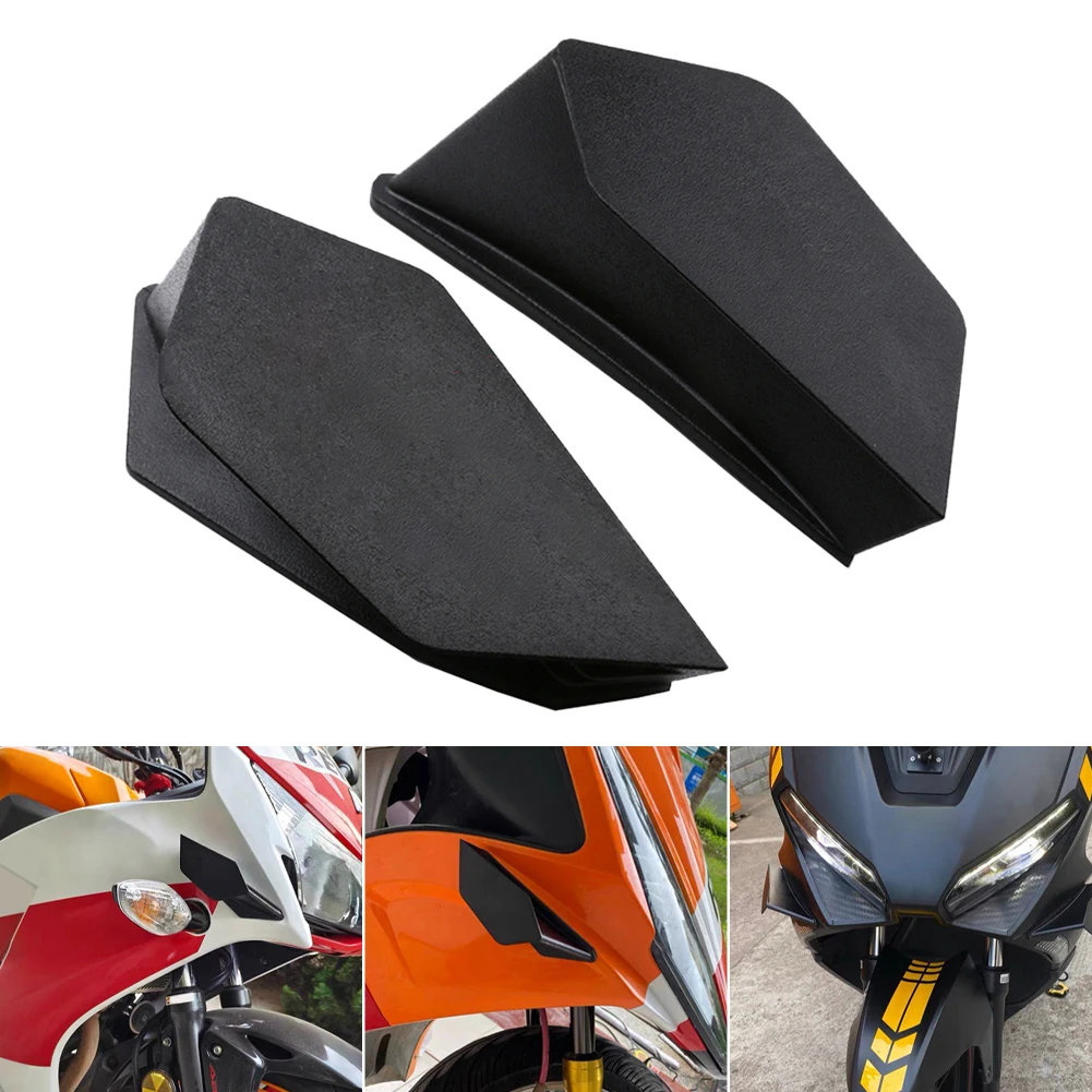 1Pair Motorcycle Aerodynamic Winglets Spoiler Wing Kit Adhesive For Yamaha Suzuki Kawasaki Honda H2/H2R Accessories Modification
1Pair Motorcycle Aerodynamic Winglets Spoiler Wing Kit Adhesive For Yamaha Suzuki Kawasaki Honda H2/H2R Accessories Modification