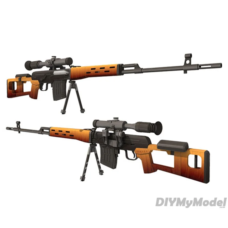 DIYMyModeI 1 :1 SVD Sniper Rifle 3D Paper Model Gun Assembly Handmade Diy Puzzle Toy
DIYMyModeI 1 :1 SVD Sniper Rifle 3D Paper Model Gun Assembly Handmade Diy Puzzle Toy