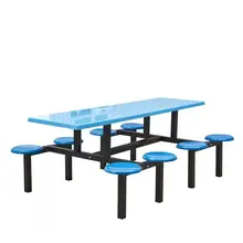 Customized rectangular circular combination table for commercial dining tables and chairs