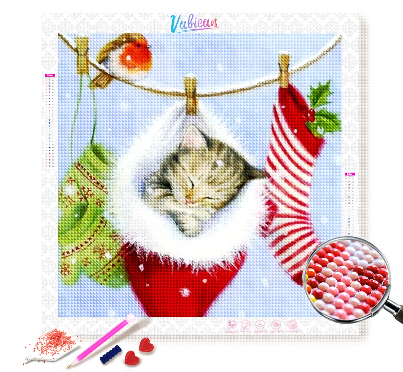 5D DIY Cat Diamond Painting e Cross Stitch Diamond Embroidery Picture of Rhinestones Home Decor
5D DIY Cat Diamond Painting e Cross Stitch Diamond Embroidery Picture of Rhinestones Home Decor