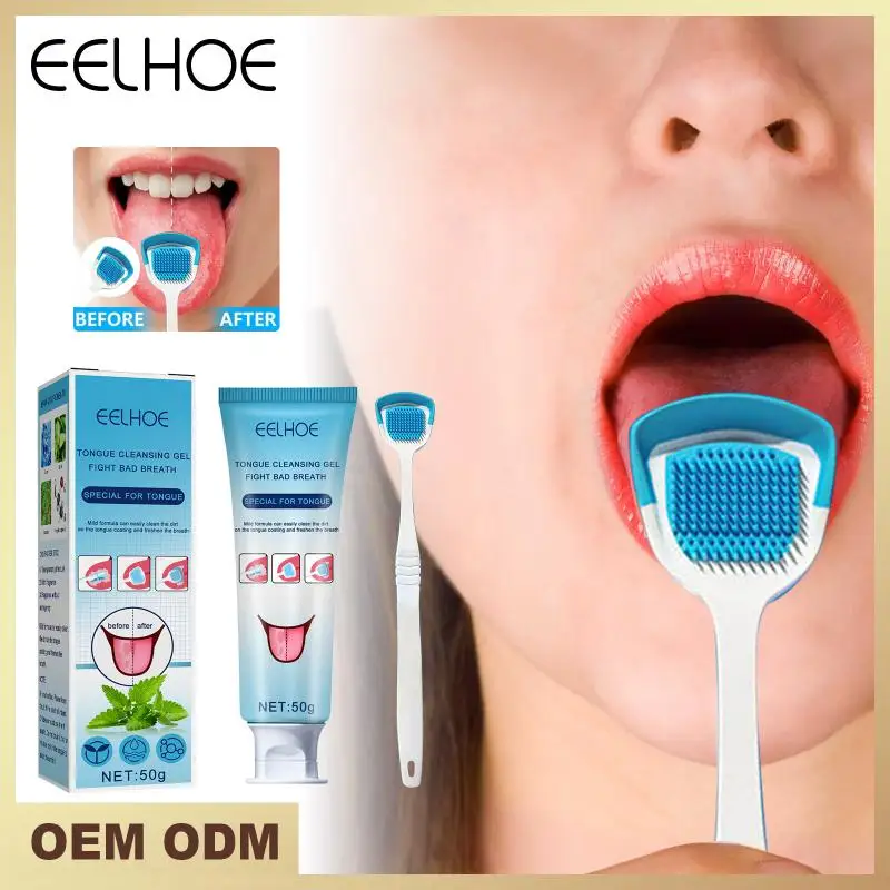 Tongue Cleaning Gel With Brush Silicone Scraper Toothbrush To Keep Clean And Fresh Breath Oral Care To Remove Oral Odor Of Adult
Tongue Cleaning Gel With Brush Silicone Scraper Toothbrush To Keep Clean And Fresh Breath Oral Care To Remove Oral Odor Of Adult