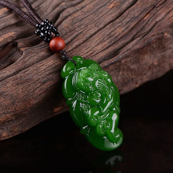 

Xinjiang Hotan Jade Jasper Pendant Men's and Women's Overnight Wealth Recruitment Transfer Pendant Sweater Chain