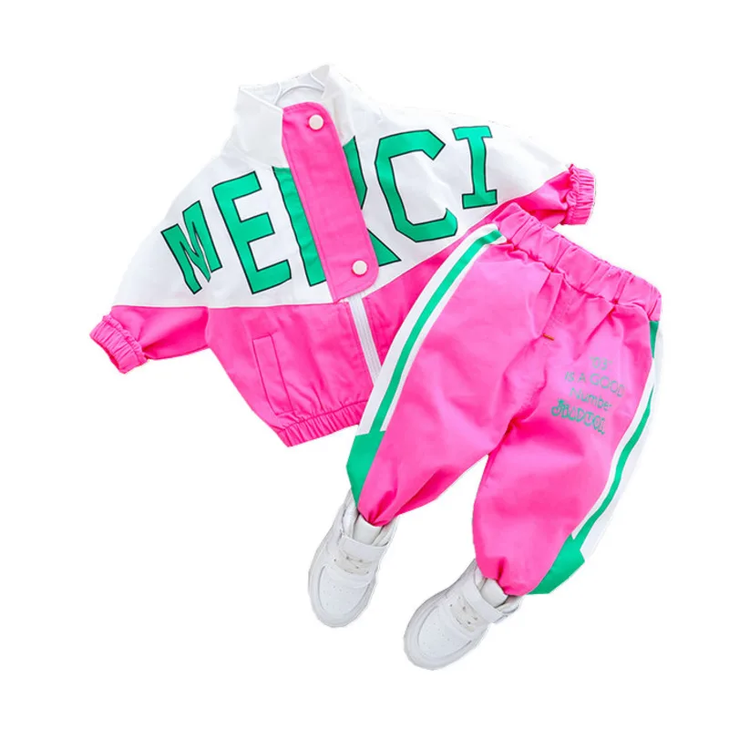 Fashion Spring Autumn Baby Girl Clothes Children Boys Casual Letter Jacket Pants 2Pcs/set Toddler Cotton Costume Kids Tracksuits
Fashion Spring Autumn Baby Girl Clothes Children Boys Casual Letter Jacket Pants 2Pcs/set Toddler Cotton Costume Kids Tracksuits