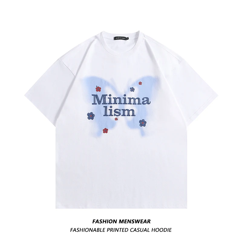 Летняя новая модная дизайнерская футболка оверсайз для мужчин и женщин с принтом бабочки 2022
Летняя новая модная дизайнерская футболка оверсайз для мужчин и женщин с принтом бабочки 2022