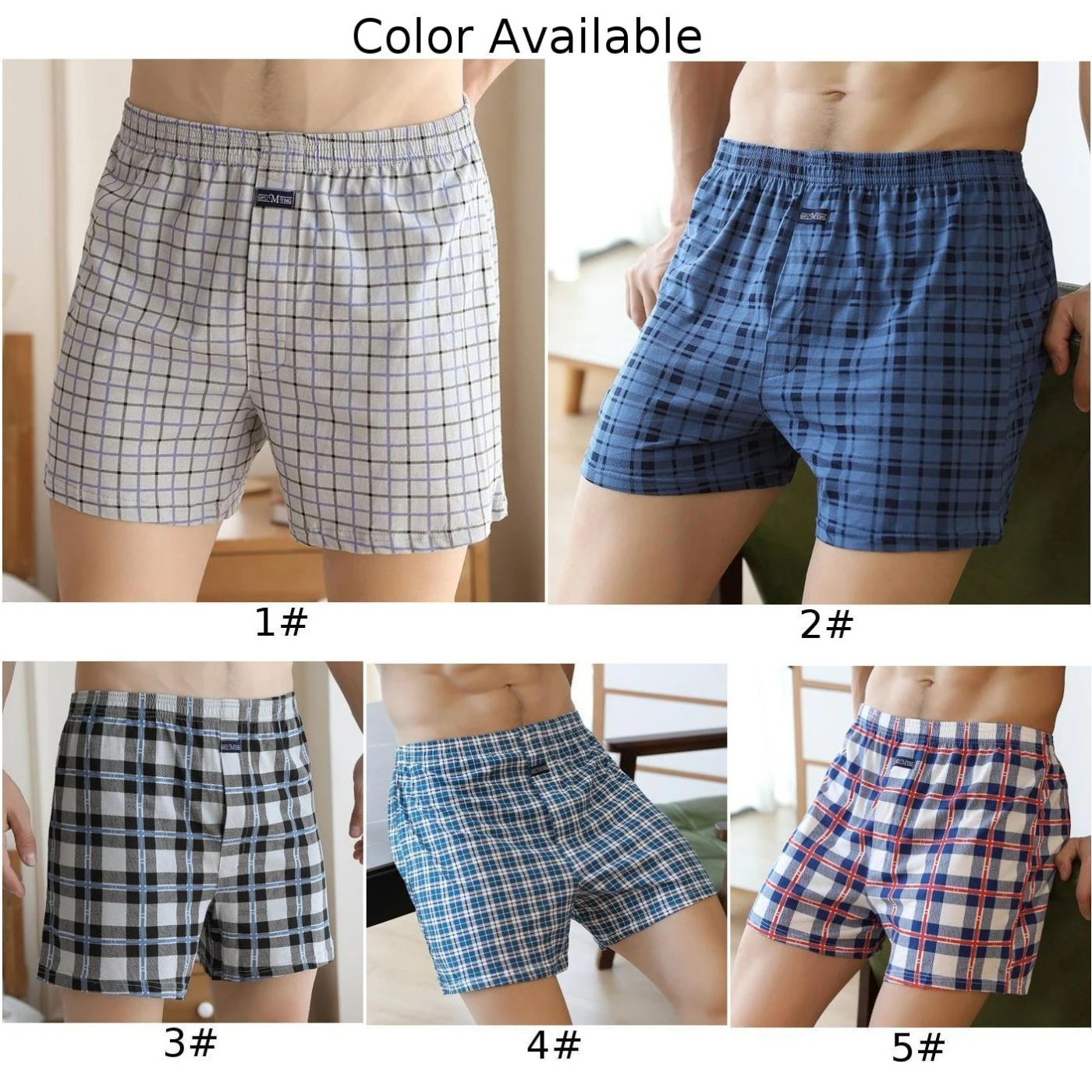 Men Underwear Boxers Shorts Homewear Pajamas Underpants Plaid Loose Comfortable Male Striped Panties Boxershorts
Men Underwear Boxers Shorts Homewear Pajamas Underpants Plaid Loose Comfortable Male Striped Panties Boxershorts