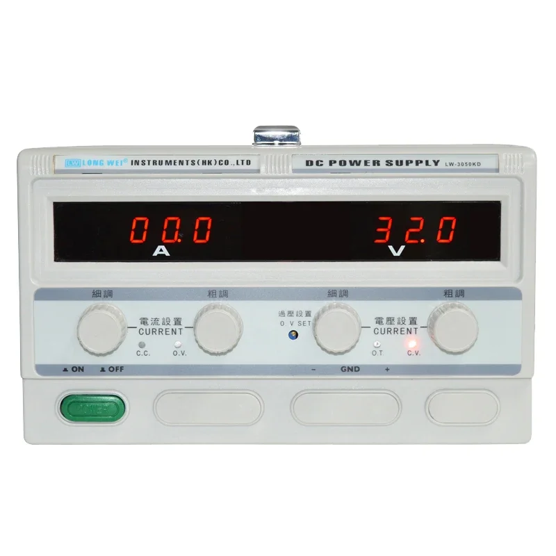 Longwei LW3080KD 30V80A высокомощный Цифровой Регулируемый переключатель постоянного тока Регулируемый источник питания для тестирования старения электропластины
Longwei LW3080KD 30V80A высокомощный Цифровой Регулируемый переключатель постоянного тока Регулируемый источник питания для тестирования старения электропластины
