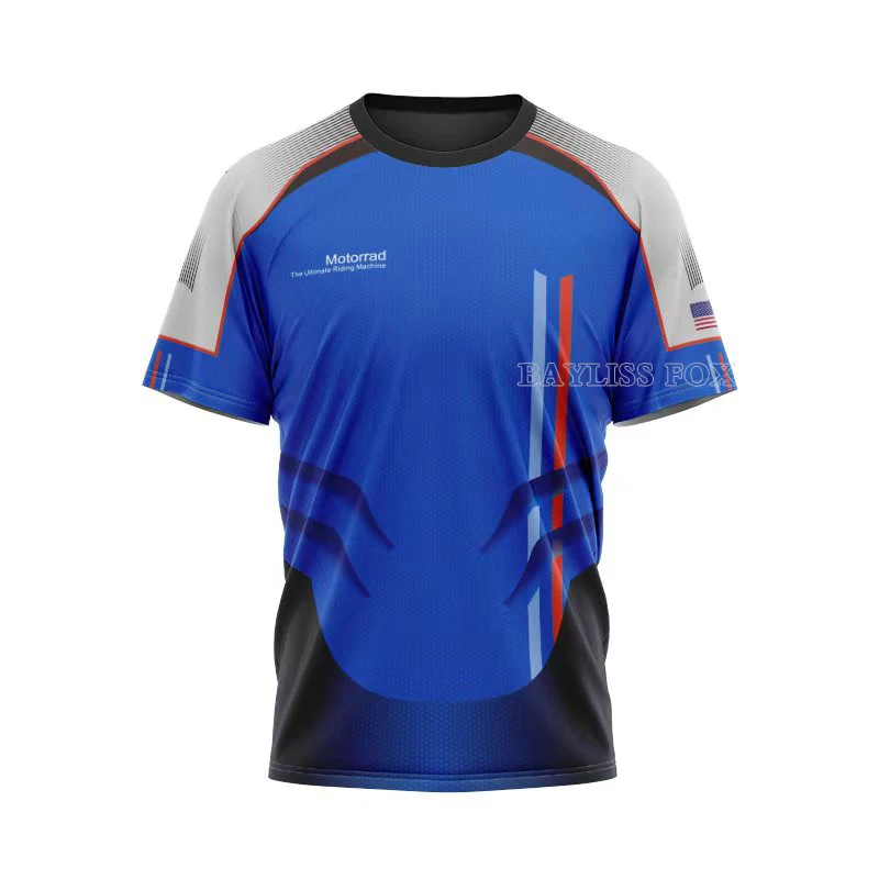 For BMW Motorrad Racing Team Motorcycle Sports Travel T-shirt Blue Summer Men's Quick Dry Breathable Do Not Fade Jerseys
For BMW Motorrad Racing Team Motorcycle Sports Travel T-shirt Blue Summer Men's Quick Dry Breathable Do Not Fade Jerseys