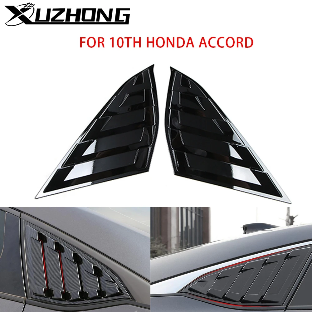 2pcs 1/4 Quarter Rear Side Window Louvers Spoiler Cover For 10th Honda Accord 2018-2020 ABS Car Accessories Set
2pcs 1/4 Quarter Rear Side Window Louvers Spoiler Cover For 10th Honda Accord 2018-2020 ABS Car Accessories Set