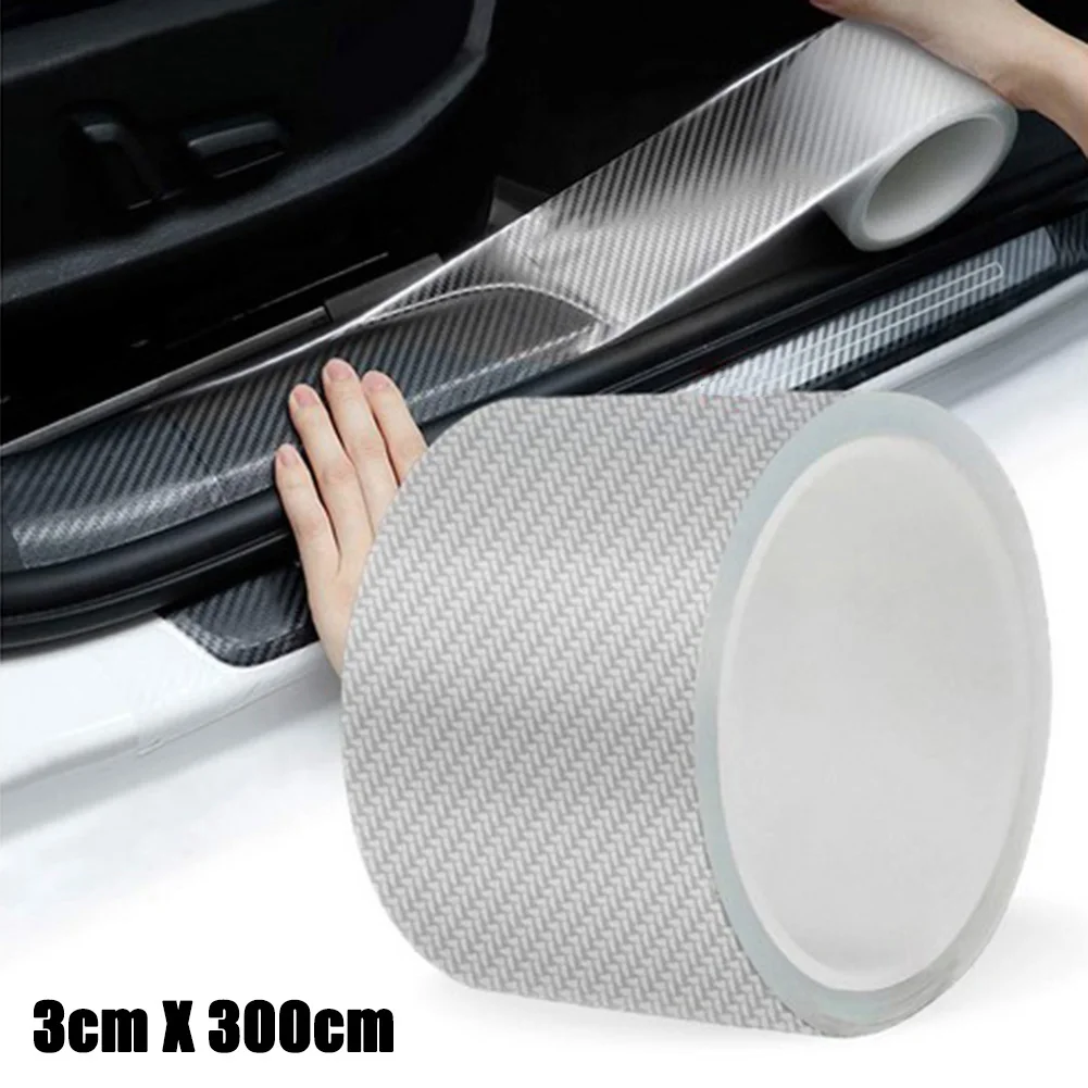 Car Doors Protect Sill Scuff Stickers Anti-Scratch Carbon Fiber Strips 300cm*3cm Anti-Scratch Carbon Fiber Strips
Car Doors Protect Sill Scuff Stickers Anti-Scratch Carbon Fiber Strips 300cm*3cm Anti-Scratch Carbon Fiber Strips