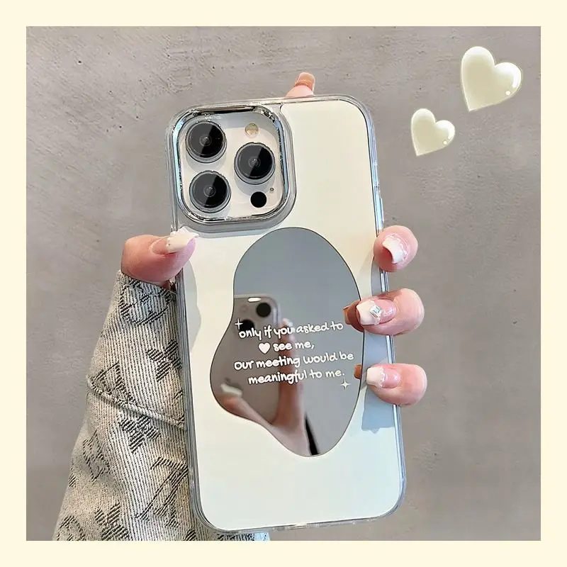 Phone Case iPhone 14 promax Apple 13 Personalized English Mirror 11 Makeup Mirror 12 Women's New Advanced
Phone Case iPhone 14 promax Apple 13 Personalized English Mirror 11 Makeup Mirror 12 Women's New Advanced
