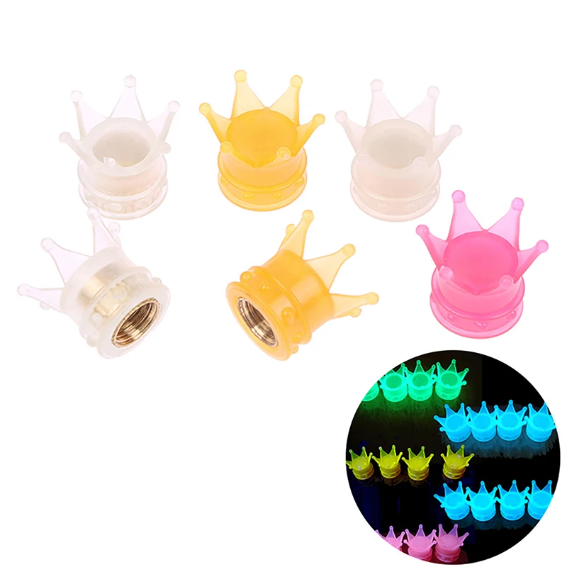 4pcs/set Universal Crown Shape Luminous Wheel Tire Valve Cap Cover Bling Diamond Tyre Stem Dust Valve Caps Truck Car Motorcycle 
4pcs/set Universal Crown Shape Luminous Wheel Tire Valve Cap Cover Bling Diamond Tyre Stem Dust Valve Caps Truck Car Motorcycle