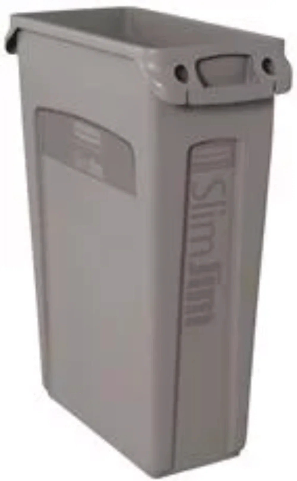 Rubbermaid 23 Gal Slim Jim Plastic Kitchen Trash Can with Venting Channels, Gray
Rubbermaid 23 Gal Slim Jim Plastic Kitchen Trash Can with Venting Channels, Gray