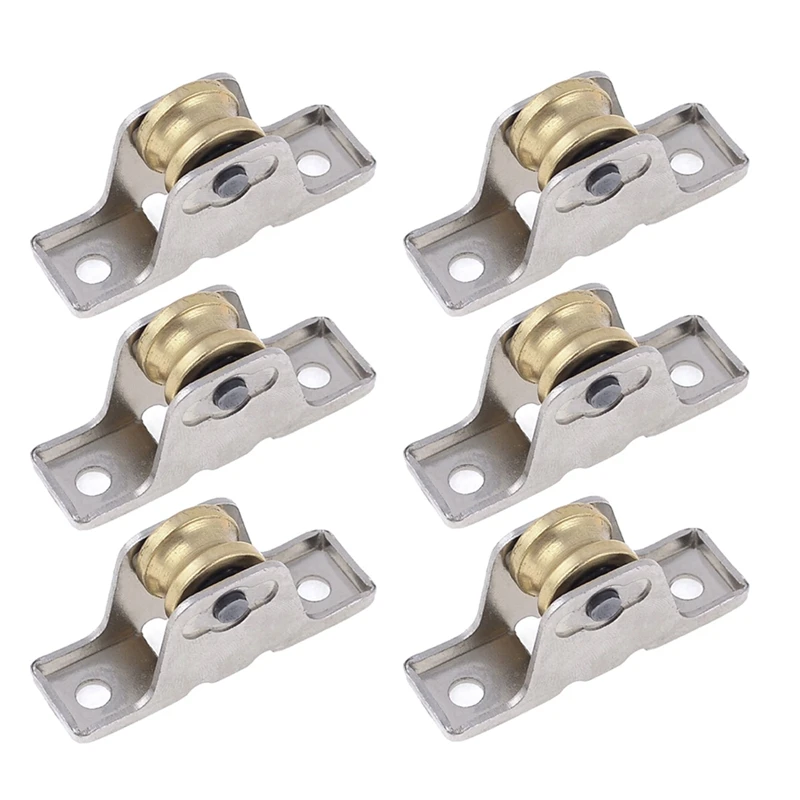 6Pcs 1.6Cm Dia Single Roller Window Pane Pulley Doors Wheel Silver + Gold
6Pcs 1.6Cm Dia Single Roller Window Pane Pulley Doors Wheel Silver + Gold