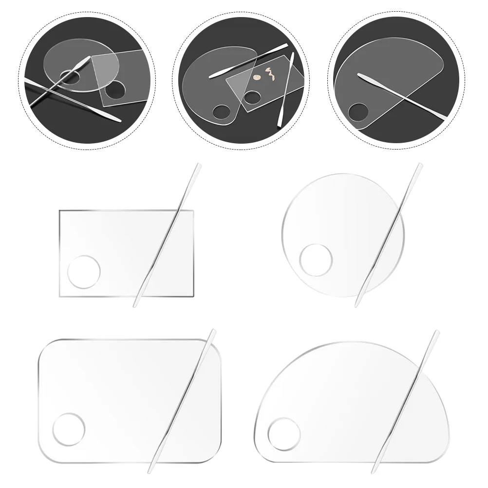 Tray Makeup Palettemixing Foundation Acrylic Pallet Mixer Blending Empty Plate Spatula Blender Square Pans Face Pigmented Gloss
Tray Makeup Palettemixing Foundation Acrylic Pallet Mixer Blending Empty Plate Spatula Blender Square Pans Face Pigmented Gloss