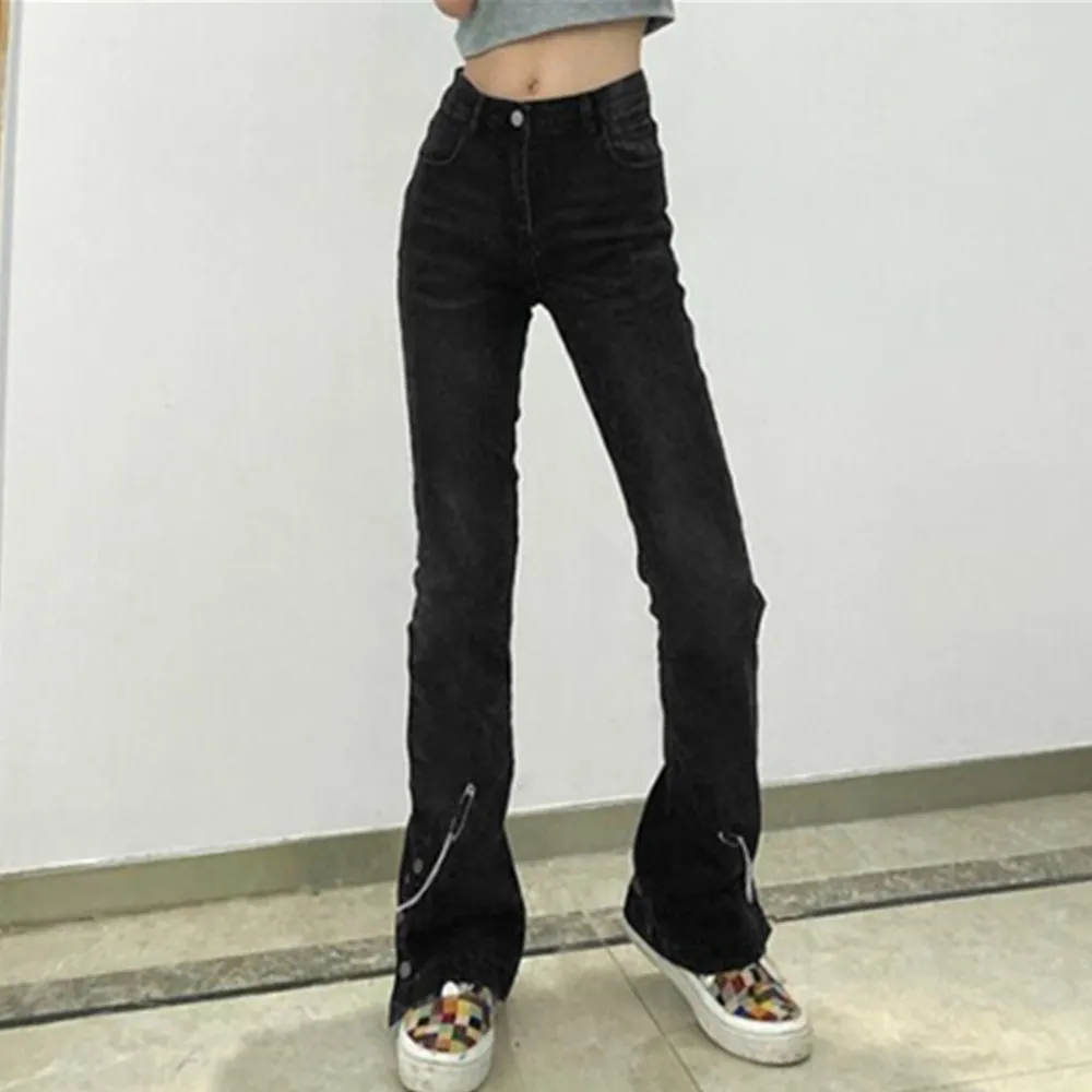 Flare Jeans Women's High Waist Trousers Vintage Aesthetic Denim Mom Pants Streetwear Casual Korean Fashion Cyber Y2k Grunge Jean
Flare Jeans Women's High Waist Trousers Vintage Aesthetic Denim Mom Pants Streetwear Casual Korean Fashion Cyber Y2k Grunge Jean