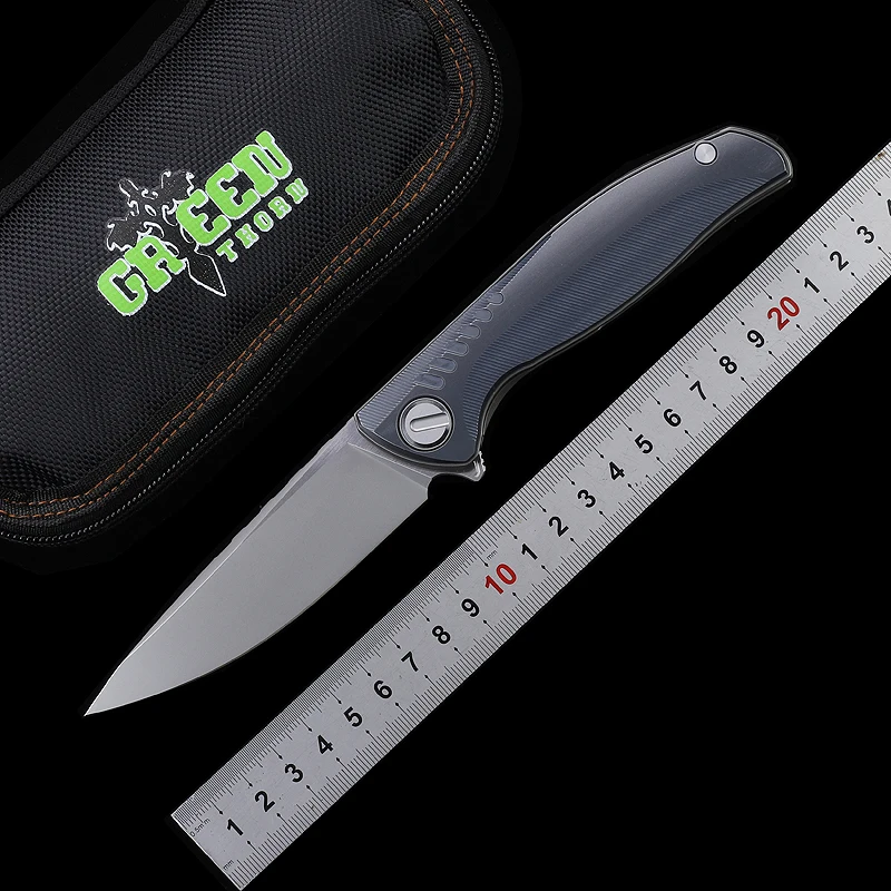 

Складной нож Green Thorn CD F3 CS Go M390 Blade TC4, практичный титановый Клинок с рукояткой для кемпинга и охоты, инструменты для повседневного использования