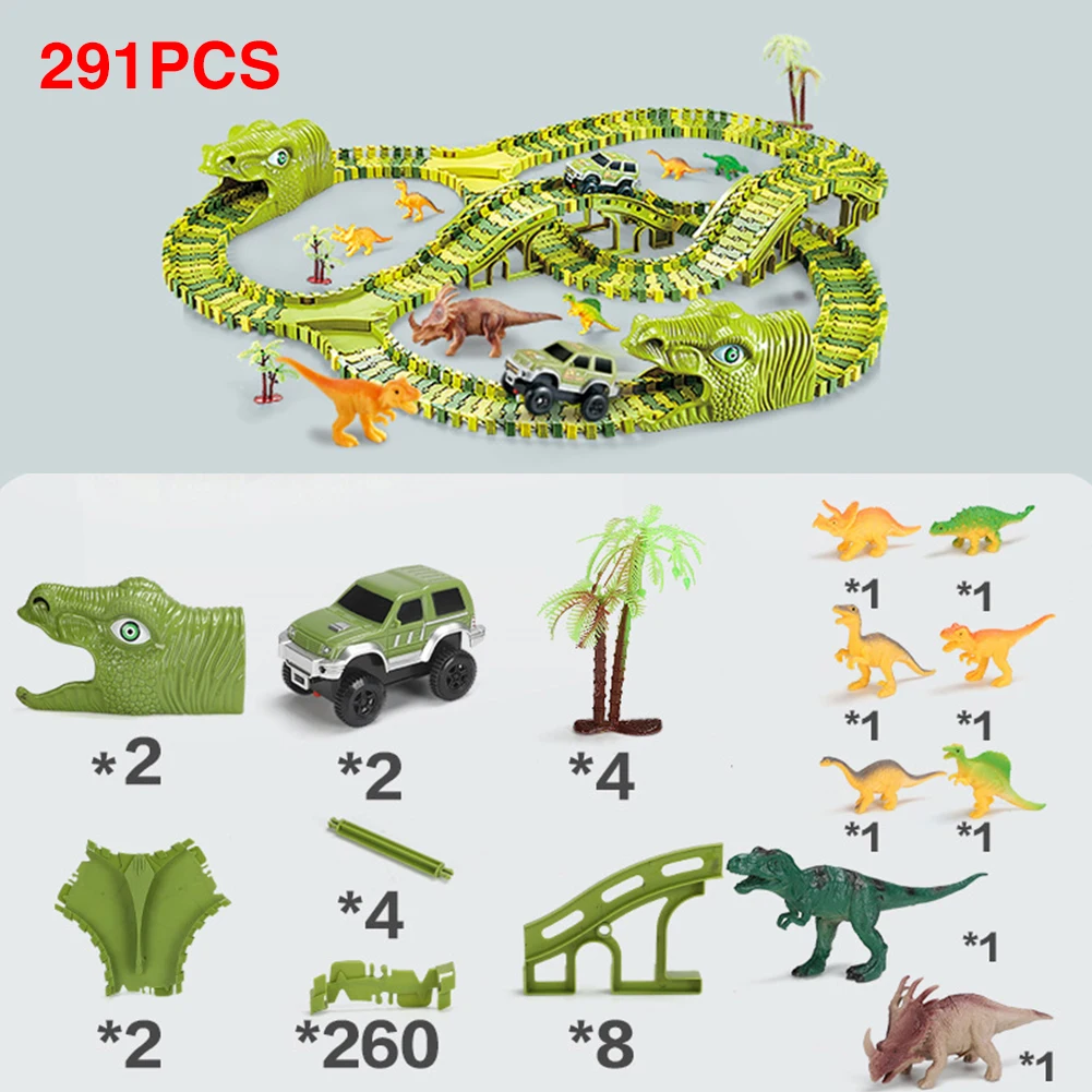 291 шт./компл. Игровой Набор для транспортных средств, веселая игрушка-динозавр, обучающий подарок для родителей и детей, железнодорожный авт...
291 шт./компл. Игровой Набор для транспортных средств, веселая игрушка-динозавр, обучающий подарок для родителей и детей, железнодорожный авт...