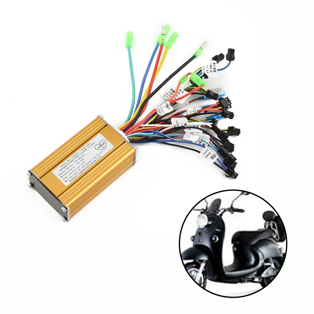 EBike 6 MOS Tubes Brushless Controller 36V/48V/52V 350W Sine Wave Brushless Controller For Electric Bicycle Scooter Accessories
EBike 6 MOS Tubes Brushless Controller 36V/48V/52V 350W Sine Wave Brushless Controller For Electric Bicycle Scooter Accessories