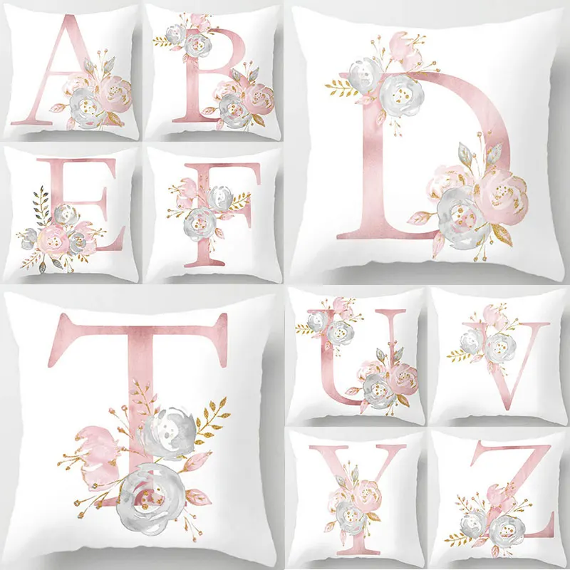 Pink English Letter Pillowcase Soft Peach Skin Sofa Cushion Covers Modern Fashion Car Throw Pillow Covers 45*45cm Home
Pink English Letter Pillowcase Soft Peach Skin Sofa Cushion Covers Modern Fashion Car Throw Pillow Covers 45*45cm Home