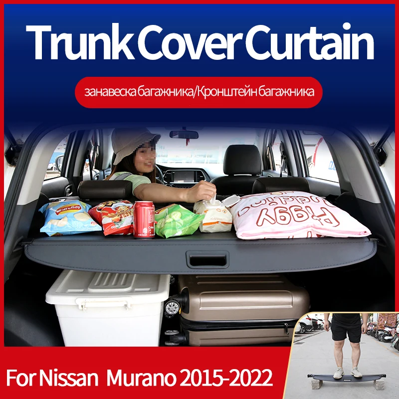 Trunk Cargo Cover For Nissan Murano Security Shield Rear Luggage Curtain Retractable Partition Privacy Car Accessories
Trunk Cargo Cover For Nissan Murano Security Shield Rear Luggage Curtain Retractable Partition Privacy Car Accessories