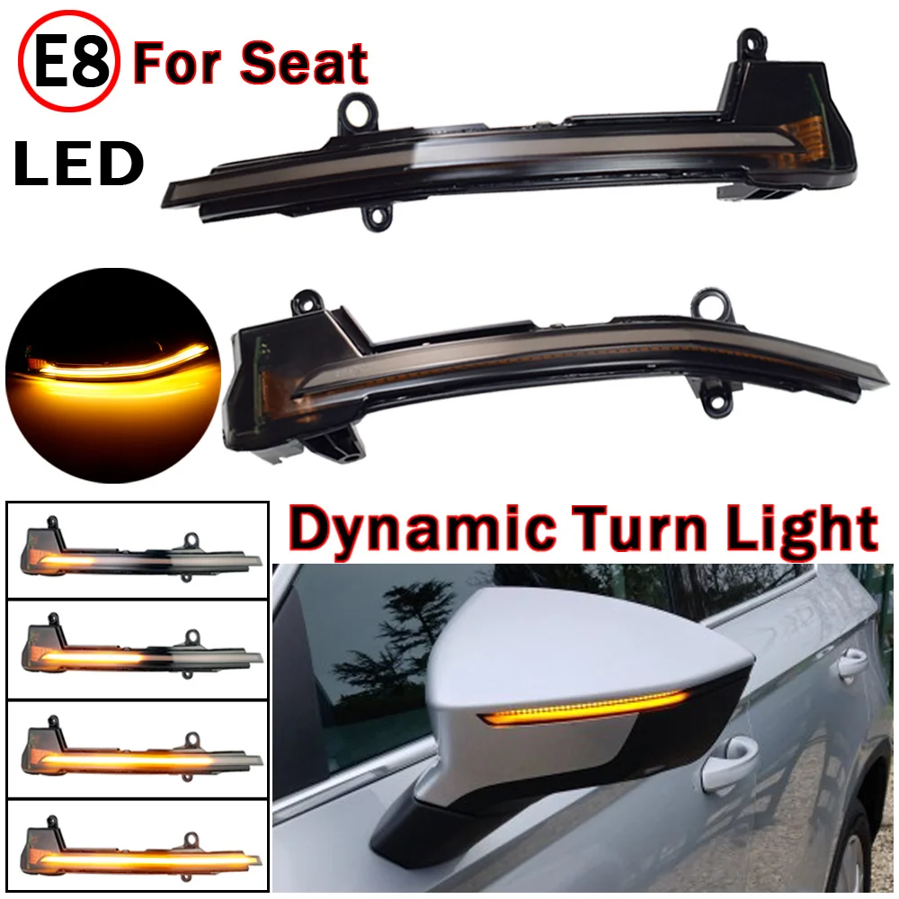 Dynamic LED Turn Signal Blinker For Seat Ateca 5D 2016 2017 2018 2019 FR Car Side Mirror Indicator Light Tarraco
Dynamic LED Turn Signal Blinker For Seat Ateca 5D 2016 2017 2018 2019 FR Car Side Mirror Indicator Light Tarraco
