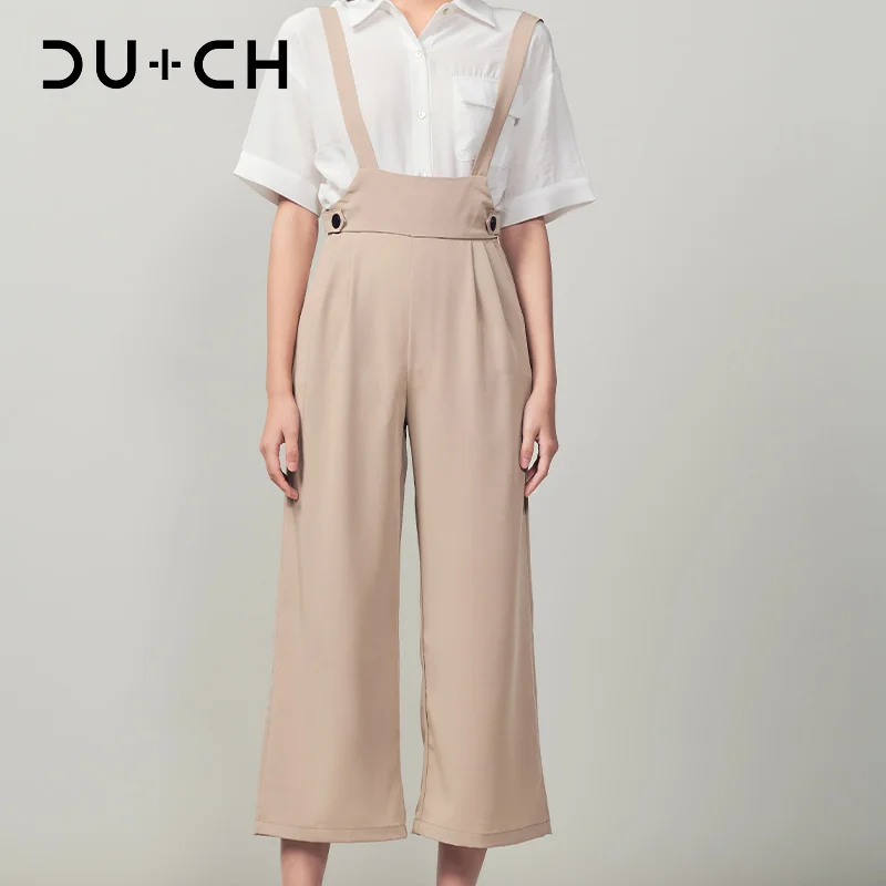 CU-CH 2022 Trousers Women Summer Casual Pleated High Waisted Wide Leg Suspenders Trousers High Waist Straps Wide Leg Pants 
CU-CH 2022 Trousers Women Summer Casual Pleated High Waisted Wide Leg Suspenders Trousers High Waist Straps Wide Leg Pants