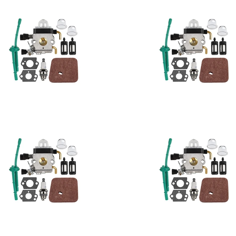 4X Carburetor For STIHL FS55 FS55R FS38 FS45 FS46 KM55 HL45 FS45L FS45C FS46C FS55C FS55RC String Trimmer Weed Eater
4X Carburetor For STIHL FS55 FS55R FS38 FS45 FS46 KM55 HL45 FS45L FS45C FS46C FS55C FS55RC String Trimmer Weed Eater