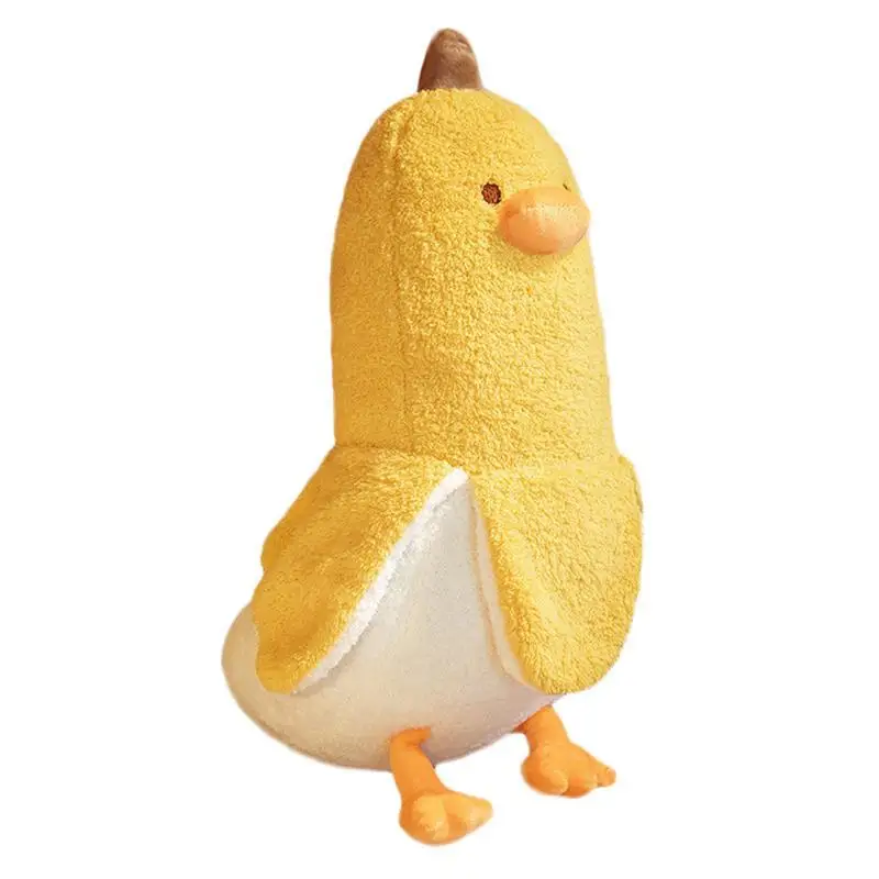 

Banana Duck Plush Toy 50cm Cute PP Cotton Stuffed Plushies Doll Creative Animal Banana Plush Cushion Hugging Pillow Home