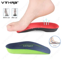 Men EVA Orthopedic Half Insoles for Flatfoot Orthotic Shoes Care Pads with Arch Support Foot Functional Cushion Women Inserts