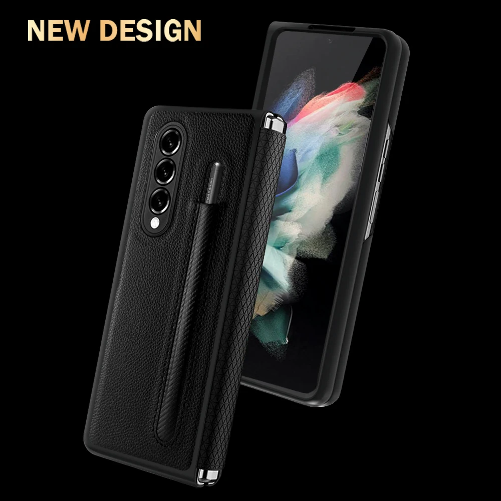 Кожаный чехол Lychee с S Pen Holde для Samsung Galaxy Z, складной чехол из искусственной кожи PU + ПК, ударопрочный чехол для телефона, чехол без ручки
Кожаный чехол Lychee с S Pen Holde для Samsung Galaxy Z, складной чехол из искусственной кожи PU + ПК, ударопрочный чехол для телефона, чехол без ручки