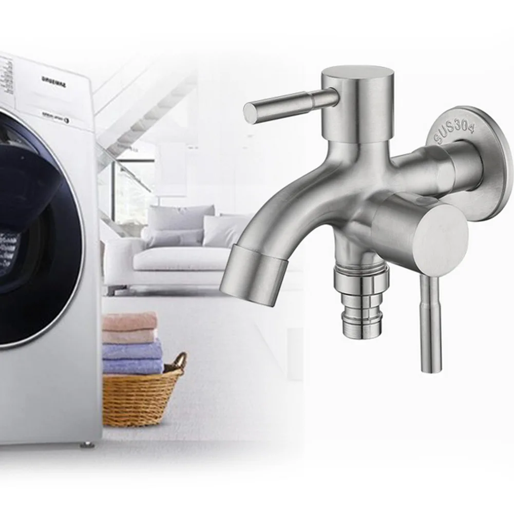 Washing Machine Water Tap 304 Stainless Steel Double Tap Multifunctional Two Way Tap For Home Bathroom Balcony Garden
Washing Machine Water Tap 304 Stainless Steel Double Tap Multifunctional Two Way Tap For Home Bathroom Balcony Garden