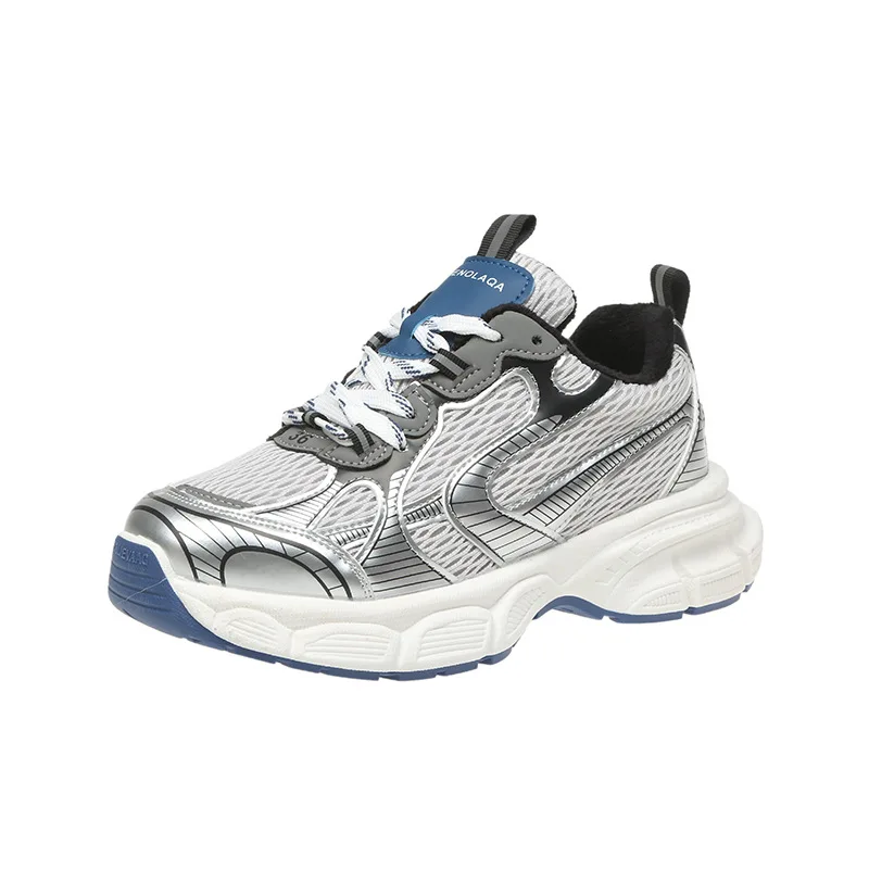 Кроссовки женские на толстой подошве, модная повседневная дизайнерская спортивная обувь, Роскошные, на весну-осень 
Кроссовки женские на толстой подошве, модная повседневная дизайнерская спортивная обувь, Роскошные, на весну-осень