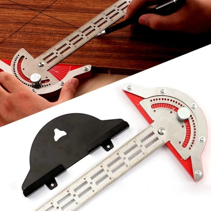 T-Type Woodworkers Edge Ruler Protractor Woodworking Ruler Angle Measure Marking Carpentry Layout Carpenter Tools
T-Type Woodworkers Edge Ruler Protractor Woodworking Ruler Angle Measure Marking Carpentry Layout Carpenter Tools