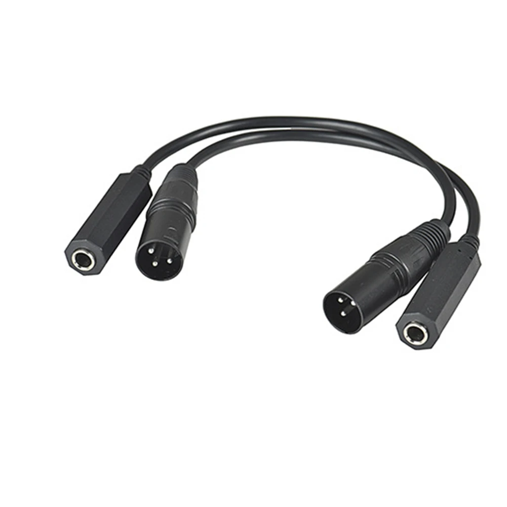3 Pin XLR Male To 6.35mm Female Stereo Microphone Plug Audio Cable Adaptor 30cm For Headphone Amplifiers Electric Guitars Mic
3 Pin XLR Male To 6.35mm Female Stereo Microphone Plug Audio Cable Adaptor 30cm For Headphone Amplifiers Electric Guitars Mic