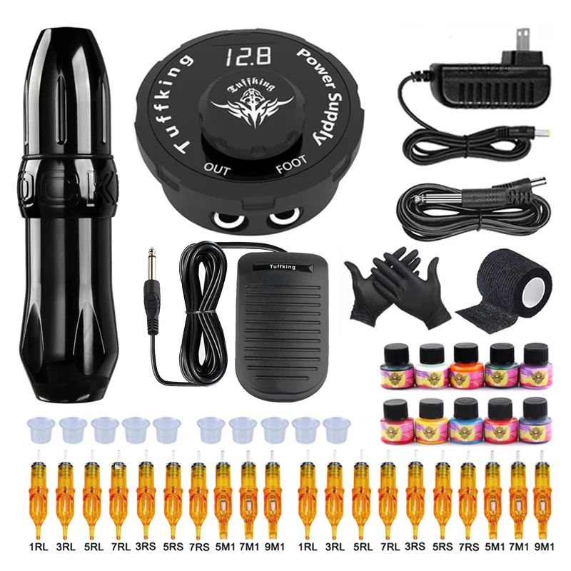 Professional Tattoo Machine Set Rotary Tattoo Pen With Cartridges Needles Permanent Makeup Machine For Tattoo Beginner Body Art
Professional Tattoo Machine Set Rotary Tattoo Pen With Cartridges Needles Permanent Makeup Machine For Tattoo Beginner Body Art