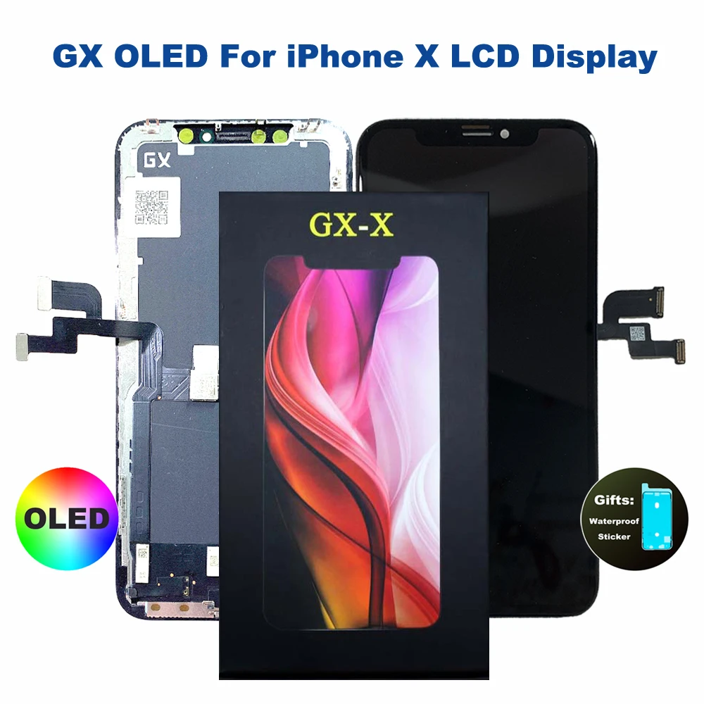 100% новый GX OLED для iPhone X ЖК-дисплей с сенсорным экраном дигитайзер в сборе GX OLED для iPhone X ЖК-дисплей экран Запасные части
100% новый GX OLED для iPhone X ЖК-дисплей с сенсорным экраном дигитайзер в сборе GX OLED для iPhone X ЖК-дисплей экран Запасные части