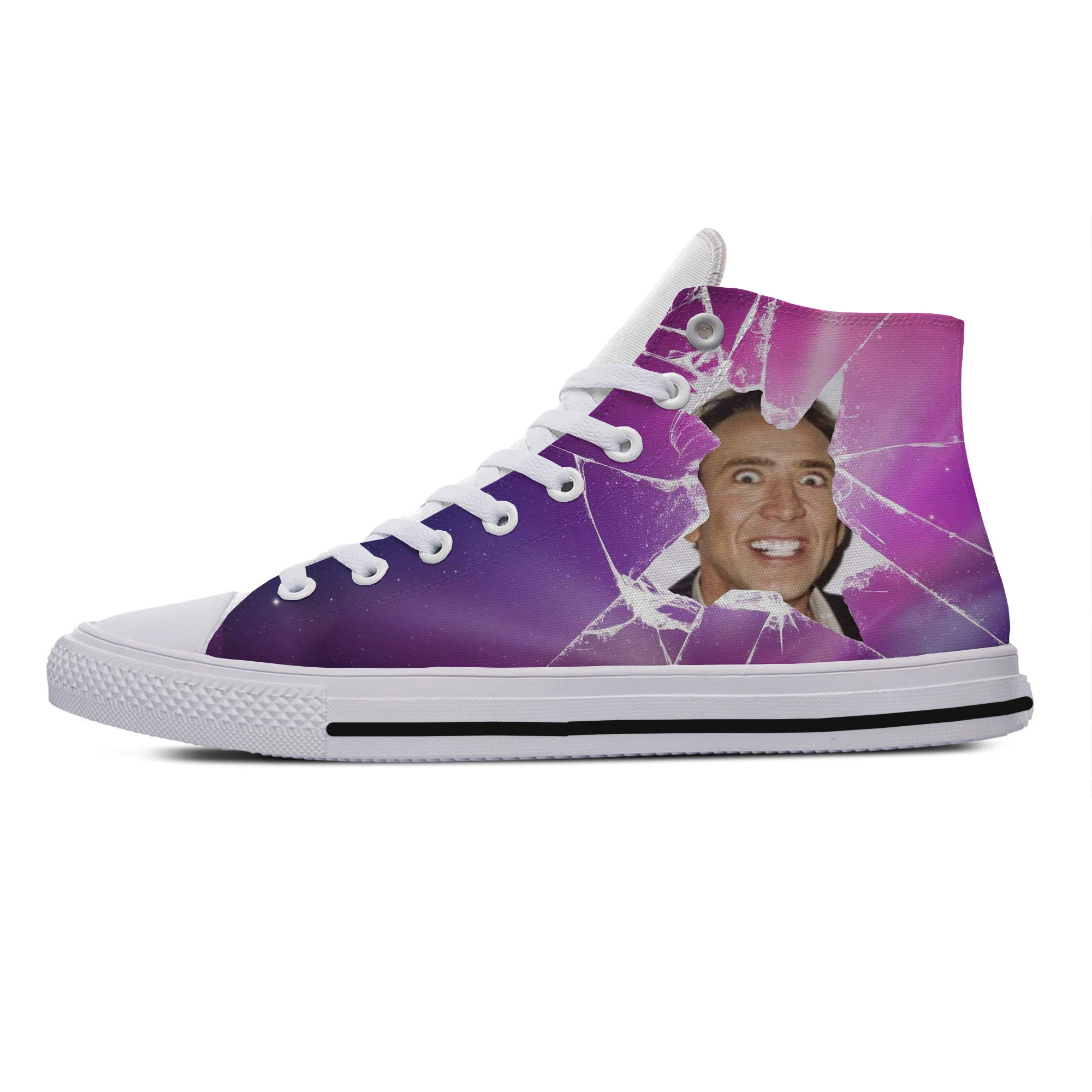 Hot Summer Jumper Shoes Men Women Nicolas Cage Crazy Funny Stare At You Fashion Canvas Shoes High Help Classic Board Shoes
Hot Summer Jumper Shoes Men Women Nicolas Cage Crazy Funny Stare At You Fashion Canvas Shoes High Help Classic Board Shoes