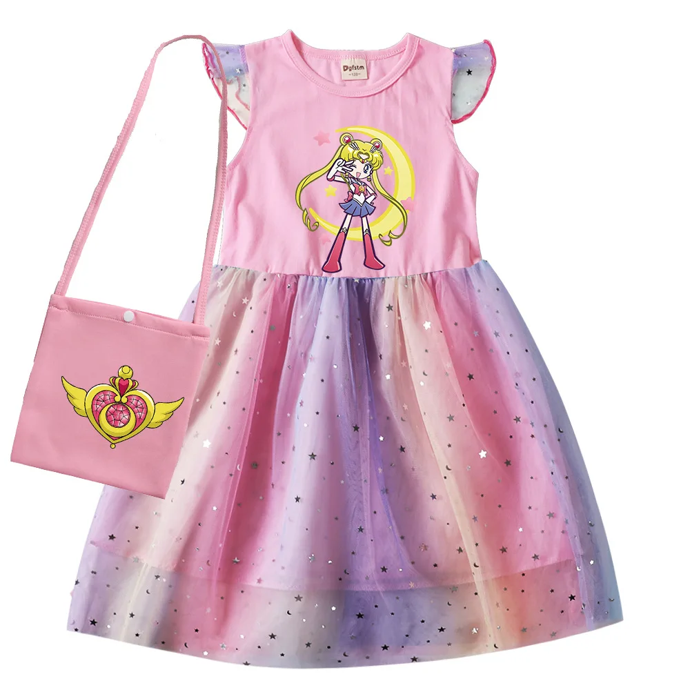 Kids Dresses for Girl Christmas Outfits Cartoon Sailor Moon Princess Dress Summer Cosplay Costume Wedding Party Formal Ball Gown
Kids Dresses for Girl Christmas Outfits Cartoon Sailor Moon Princess Dress Summer Cosplay Costume Wedding Party Formal Ball Gown