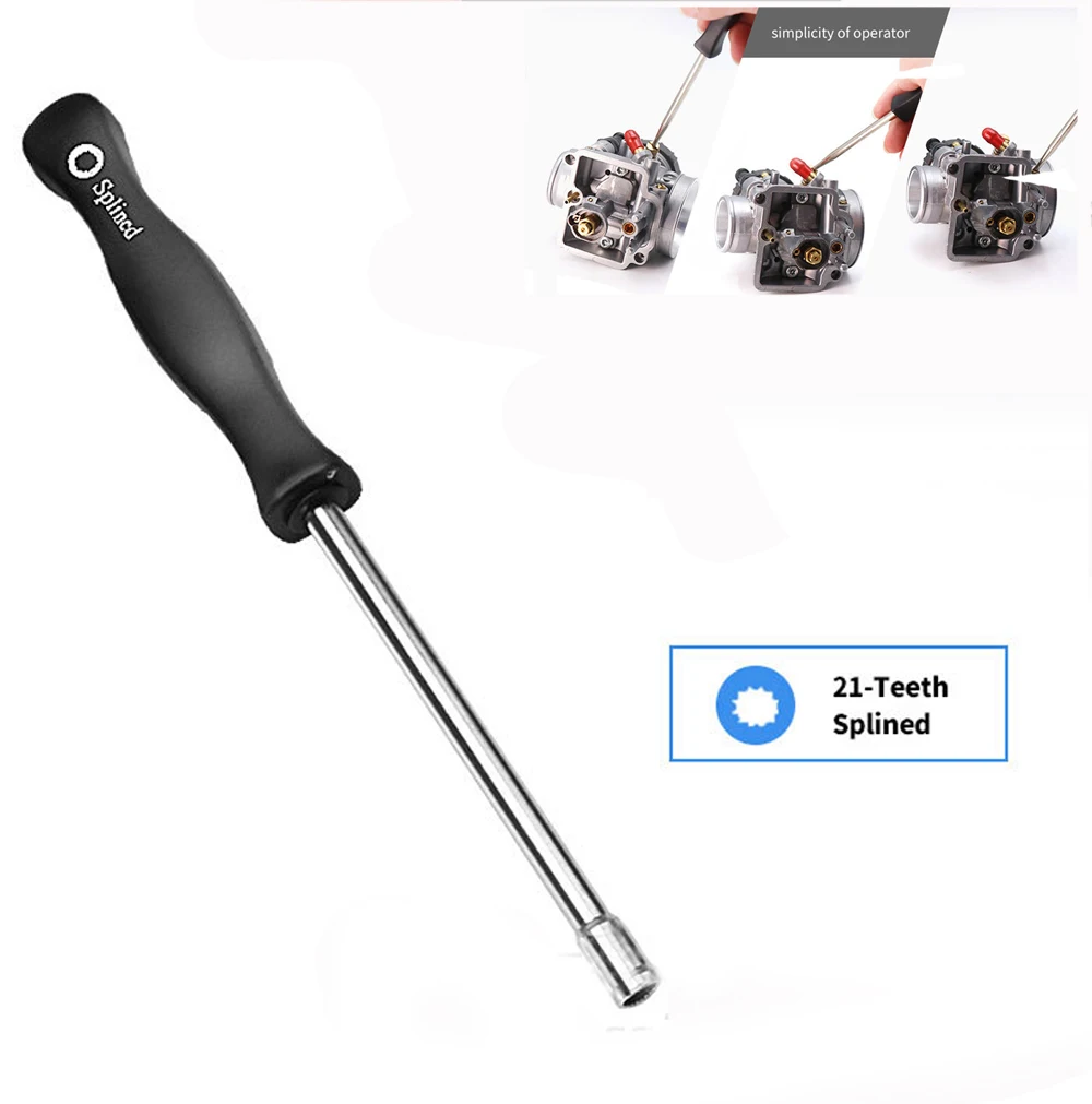 21 Teeth Spline Shaped Carburetor Adjustment Tool Screwdriver For Husqvarna 125 135 136 137 141 142 235 Carburetor Special Key
21 Teeth Spline Shaped Carburetor Adjustment Tool Screwdriver For Husqvarna 125 135 136 137 141 142 235 Carburetor Special Key