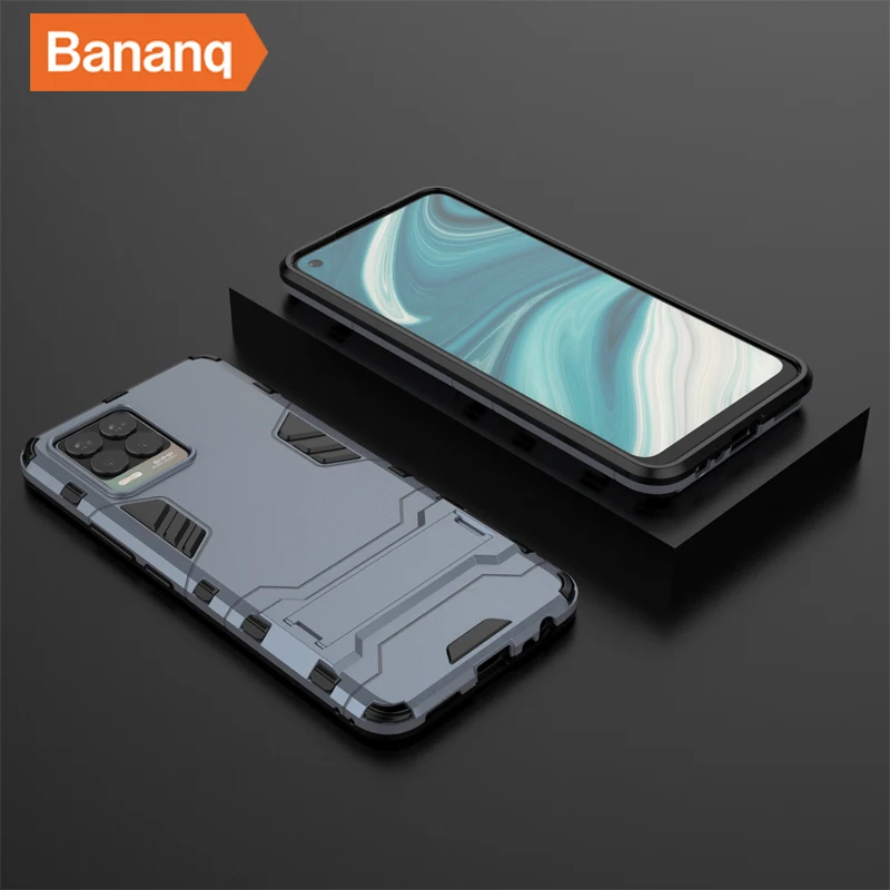 

Bananq ShockProof Stand Armor Case For OPPO R9 R9S R11 R11S Plus R15 R15X RX17 Neo R17 Phone Back Cover For OPPO Find X2 Pro X3