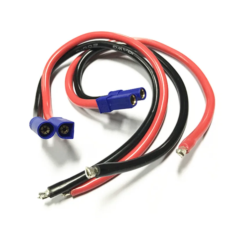 Silicone flexible cord EC5 male and female plug with line high current power 10AWG car emergency start 2-core power cord
Silicone flexible cord EC5 male and female plug with line high current power 10AWG car emergency start 2-core power cord