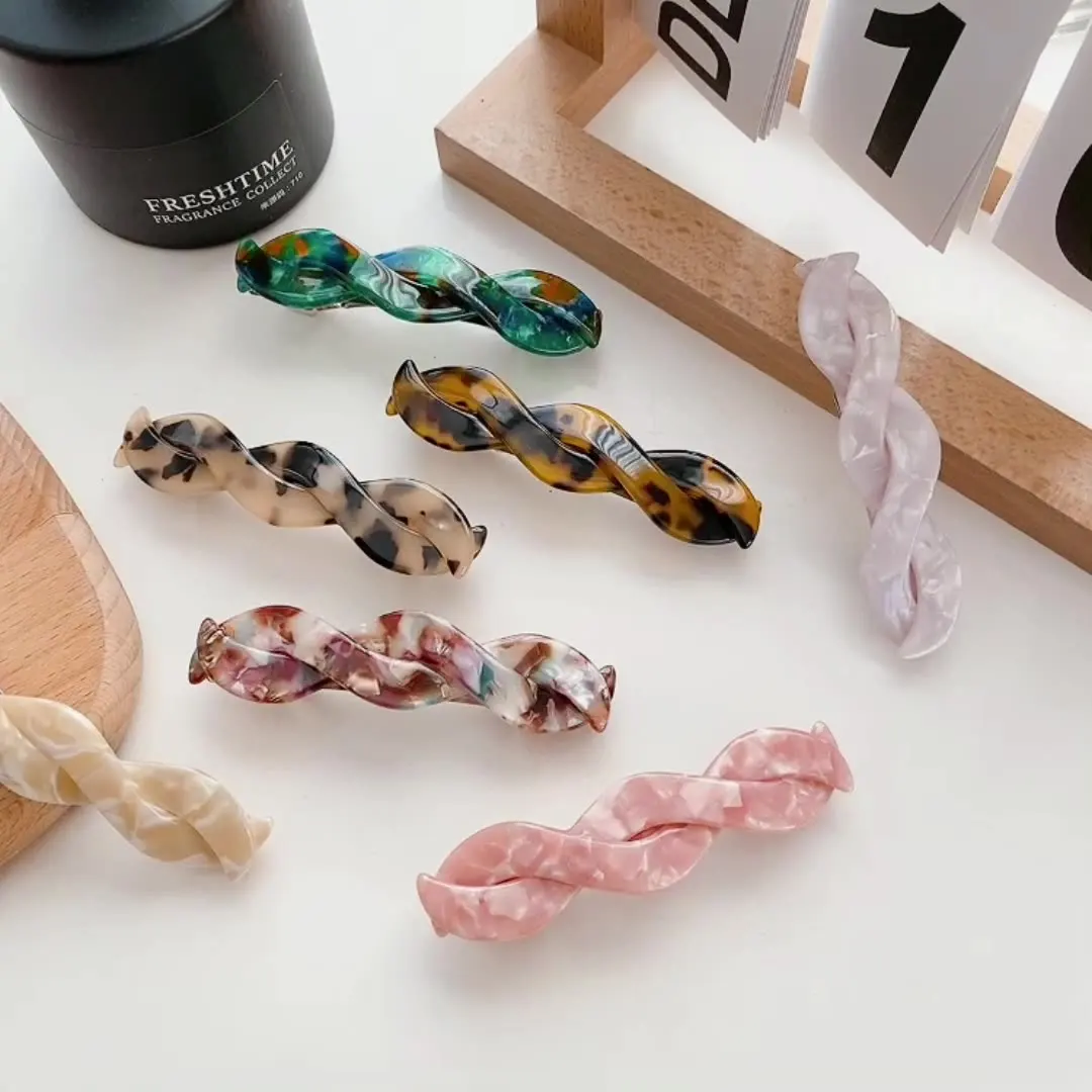 2022 New Acetate Fiber Hair Clip Tortoiseshell Hair Accessories Kink All-Match Spring Clip Female Princess Fashion Girl Headwear
2022 New Acetate Fiber Hair Clip Tortoiseshell Hair Accessories Kink All-Match Spring Clip Female Princess Fashion Girl Headwear