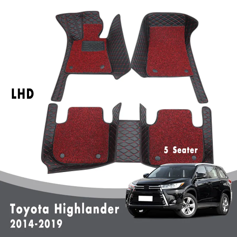 Luxury Double Layer Wire Loop Car Floor Mats For Toyota Highlander XU50 Kluger 2021 2020 2019 2018 2017 2016 2015 2014 5 Seater
Luxury Double Layer Wire Loop Car Floor Mats For Toyota Highlander XU50 Kluger 2021 2020 2019 2018 2017 2016 2015 2014 5 Seater