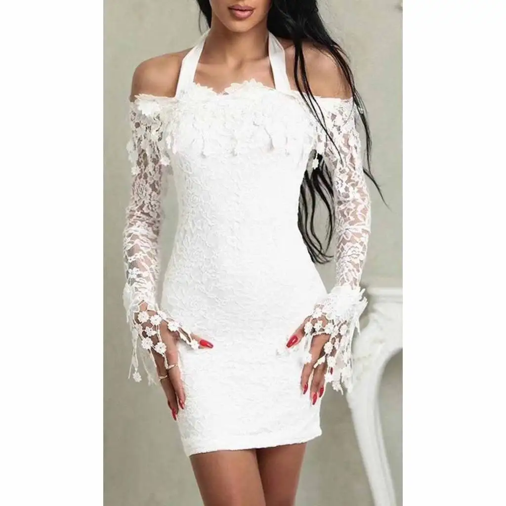 202 2New Women White Lace Dress Elegant Patchwork Slim Long Sleeve Off Shoulder Cocktail Party Club Bodycon Mini Pencil Dresses
202 2New Women White Lace Dress Elegant Patchwork Slim Long Sleeve Off Shoulder Cocktail Party Club Bodycon Mini Pencil Dresses