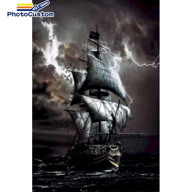 PhotoCustom Painting By Number Boat Landscape Drawing On Canvas HandPainted Painting Art Gift DIY Pictures By Number Scenery Kit
PhotoCustom Painting By Number Boat Landscape Drawing On Canvas HandPainted Painting Art Gift DIY Pictures By Number Scenery Kit