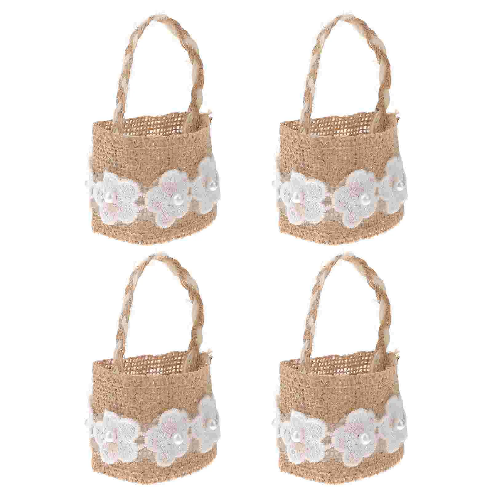 Basket Wedding Storage Flower Candy Vintage Burlap Rustic Decoration Girl Petals Container Candies Gift Banquet Bridal Lace
Basket Wedding Storage Flower Candy Vintage Burlap Rustic Decoration Girl Petals Container Candies Gift Banquet Bridal Lace