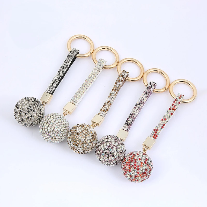 Creative personality explosion style rhinestone claw chain spherical car key chain drill ball key chain creative pendant
Creative personality explosion style rhinestone claw chain spherical car key chain drill ball key chain creative pendant